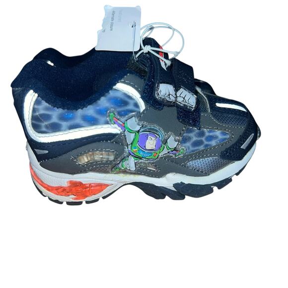 Vintage Y2K  Disney Pixar Toy Story Buzz Lightyear LIGHT UP Sneaker Shoes sz 6.5 - Picture 1 of 12